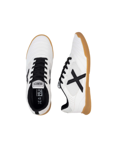 Zapatillas Fútbol Sala Hombre Munich Debut 02 Blanco Comodas-8922002