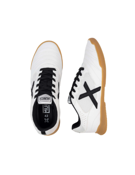 Zapatillas Fútbol Sala Hombre Munich Debut 02 Blanco Comodas-8922002