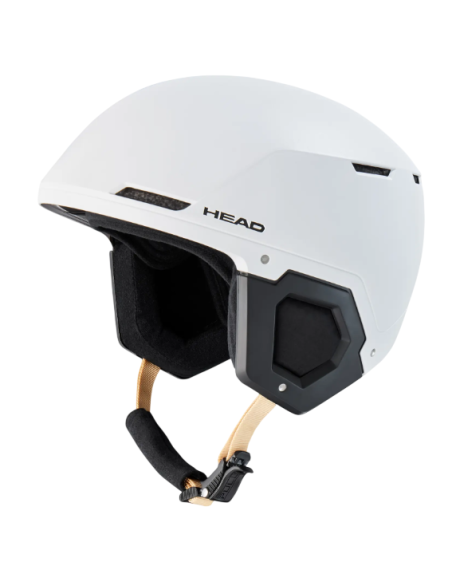 Casco de esquí junior Head Charter Evo blanco | Seguro