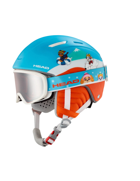 Casco de esquí infantil Head Mojo Set Paw azul | Set