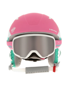 Casco de esquí infantil Head Maja Set Paw rosa | Set 2