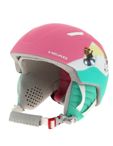 Casco de esquí infantil Head Maja Set Paw rosa | Set