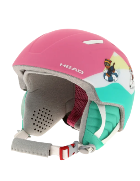 Casco de esquí infantil Head Maja Set Paw rosa | Set
