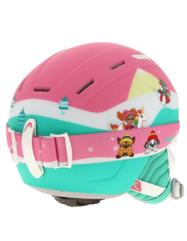 Casco de esquí infantil Head Maja Set Paw rosa | Set