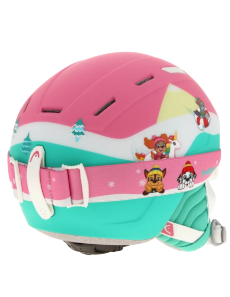 Casco de esquí infantil Head Maja Set Paw rosa | Set
