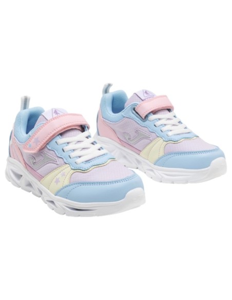 Zapatillas Deportivas con Luces Niña Joma Nova 2616 Rosa/Azul Ligeras-JNOVAS2616V
