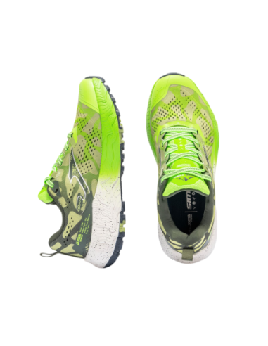 Zapatillas Trail Hombre Joma Sima 26 Verde Flúor Resistentes-TKSIMS2615