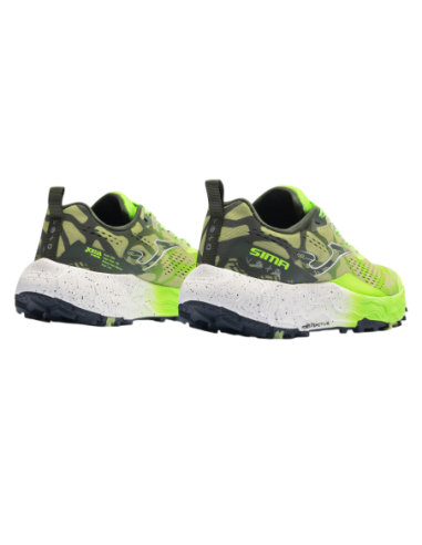 Zapatillas Trail Hombre Joma Sima 26 Verde Flúor Resistentes-TKSIMS2615