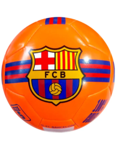 Balón FC Barcelona naranja flúor talla 5 | Visible 2