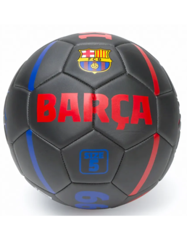 Balón FC Barcelona negro talla 5 | Diseño exclusivo