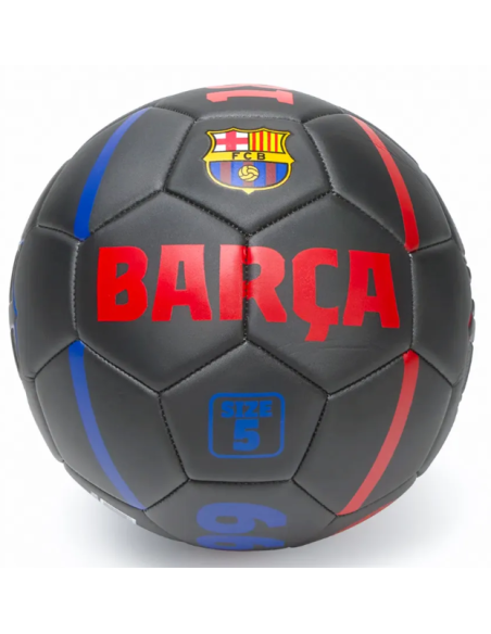 Balón FC Barcelona negro talla 5 | Diseño exclusivo