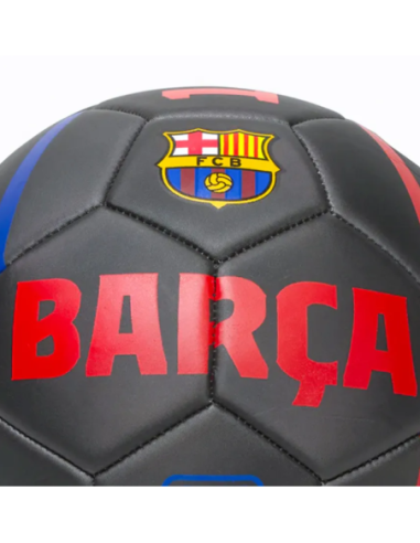 Balón FC Barcelona negro talla 5 | Diseño exclusivo