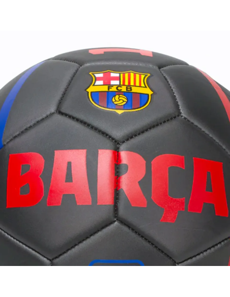 Balón FC Barcelona negro talla 5 | Diseño exclusivo