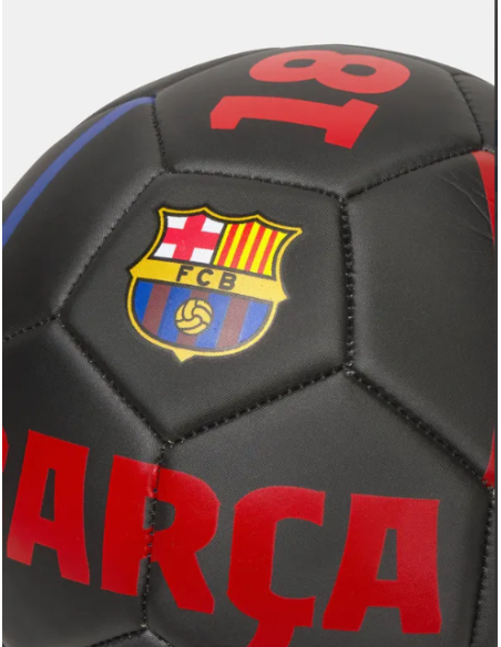 Balón FC Barcelona negro talla 5 | Diseño exclusivo