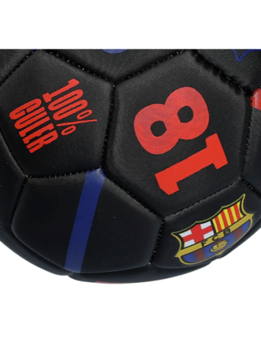 Balón FC Barcelona negro talla 5 | Diseño exclusivo