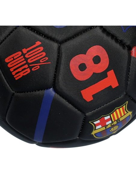 Balón FC Barcelona negro talla 5 | Diseño exclusivo