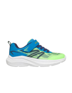 Zapatillas Deportivas Niño Skechers Microspec Velocity Lima/azul Ligeras 404125L/LMBL