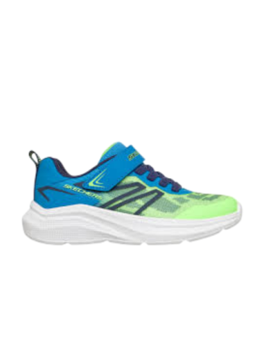 Zapatillas Deportivas Niño Skechers Microspec Velocity Lima/azul Ligeras 404125L/LMBL