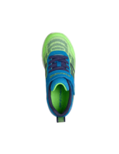 Zapatillas Deportivas Niño Skechers Microspec Velocity Lima/azul Ligeras 404125L/LMBL 2