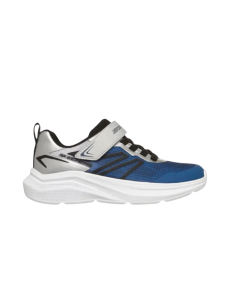 Zapatillas Deportivas Niños Skechers Microspec Velocity Marino/Gris Ligeras-404125L/NVSL