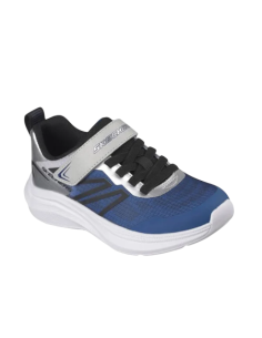 Zapatillas Deportivas Niños Skechers Microspec Velocity Marino/Gris Ligeras-404125L/NVSL 2