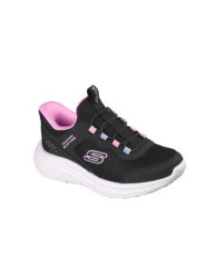 Zapatilla Deportiva Niña Skechers Bounder Pro Negra Slip-ins 303690L/BLK 2