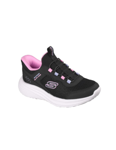 Zapatilla Deportiva Niña Skechers Bounder Pro Negra Slip-ins 303690L/BLK