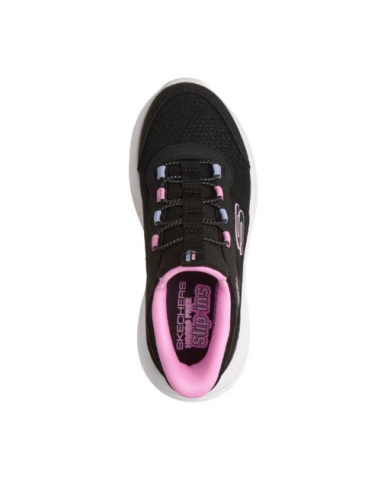 Zapatilla Deportiva Niña Skechers Bounder Pro Negra Slip-ins 303690L/BLK