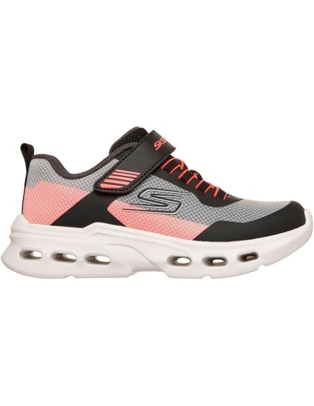 Zapatillas Deportivas Niño Skechers Glide-Step Drift Zorzox Negras Grises y Naranjas- 405125L/BKOR