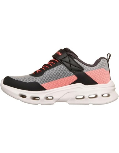 Zapatillas Deportivas Niño Skechers Glide-Step Drift Zorzox Negras Grises y Naranjas- 405125L/BKOR
