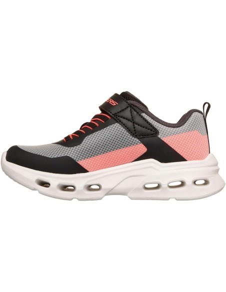 Zapatillas Deportivas Niño Skechers Glide-Step Drift Zorzox Negras Grises y Naranjas- 405125L/BKOR