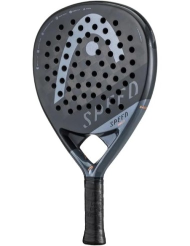 Pala Pádel Head Speed Pro X 2023 Negra y Gris Oscuro Ligera- 221043