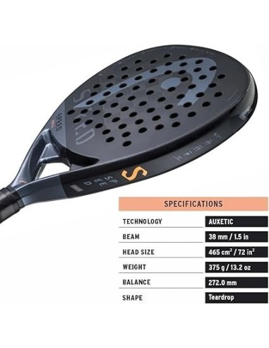 Pala Pádel Head Speed Pro X 2023 Negra y Gris Oscuro Ligera- 221043