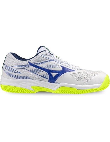 Zapatillas Tenis Hombre Mizuno Break Shot 5 CC Blancas Comodas-61GC252520