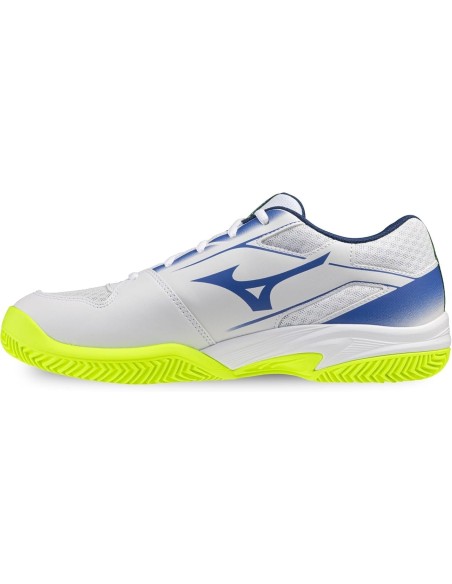 Zapatillas Tenis Hombre Mizuno Break Shot 5 CC Blancas Comodas-61GC252520