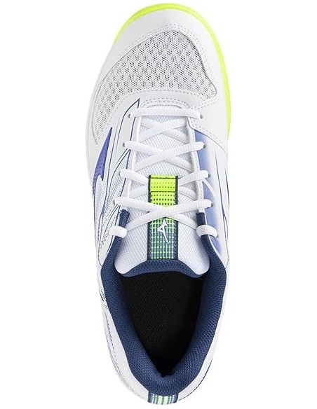 Zapatillas Tenis Hombre Mizuno Break Shot 5 CC Blancas Comodas-61GC252520