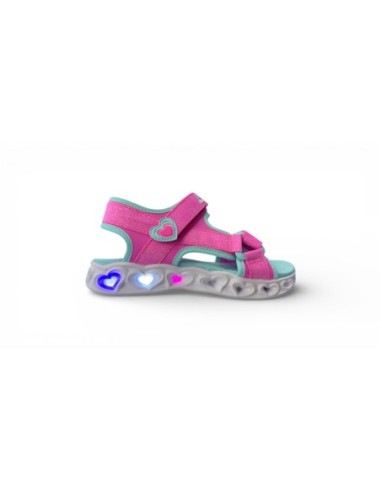 Sandalias niña Skechers Heart Lights | Cómodas y frescas