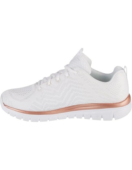 Zapatillas Deportivas Mujer Skechers Graceful-Get Connected Blancas Cómodas- 12615/WTRG