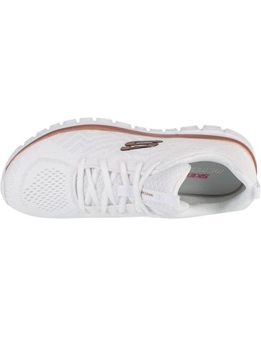 Zapatillas Deportivas Mujer Skechers Graceful-Get Connected Blancas Cómodas- 12615/WTRG