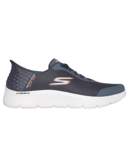 Skechers 216324 GRY Hombre ? Zapatillas Cómodas Gris