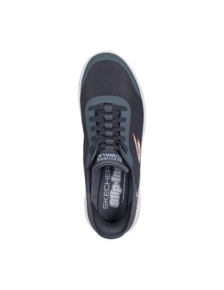 Skechers 216324 GRY Hombre ? Zapatillas Cómodas Gris