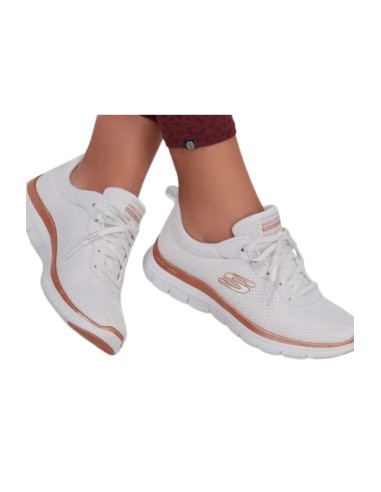 Zapatillas Deportivas Mujer Skechers Graceful-Get Connected Blancas Cómodas- 12615/WTRG