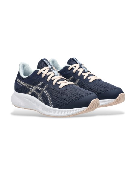 Zapatilla Running Niña Asics Patriot 13 Gs Marino Ligeras 1014A267-410