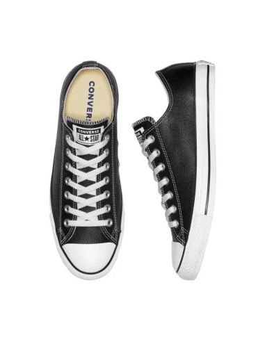 Zapatillas Converse All Star bajas de Cuero Negro|Comprar converse Chuck taylor