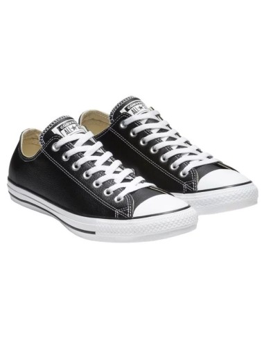Zapatillas Converse All Star bajas de Cuero Negro|Comprar converse Chuck taylor