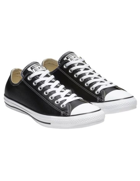 Zapatillas Converse All Star bajas de Cuero Negro|Comprar converse Chuck taylor