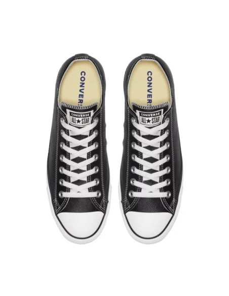 Zapatillas Converse All Star bajas de Cuero Negro|Comprar converse Chuck taylor