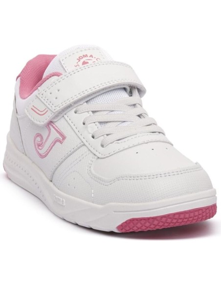 Zapatillas Casual Niña Joma W.Harvard JR Blanco y Rosa-WHARW2513V