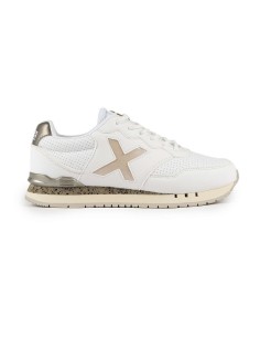 Zapatillas Casual Mujer Munich BE-4118 Blanco Comodas-4150247