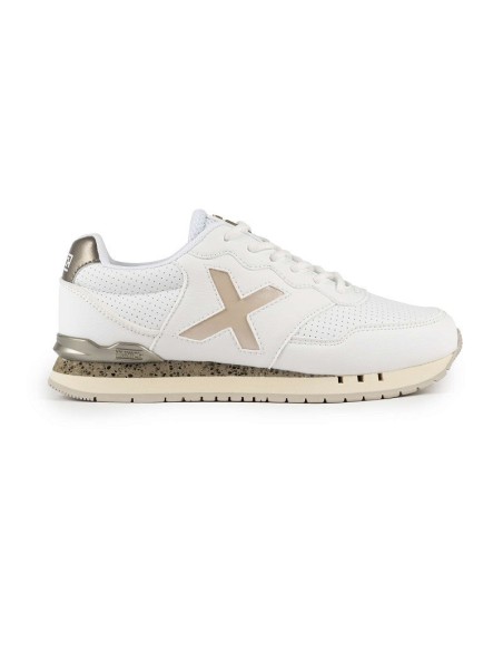 Zapatillas Casual Mujer Munich BE-4118 Blanco Comodas-4150247